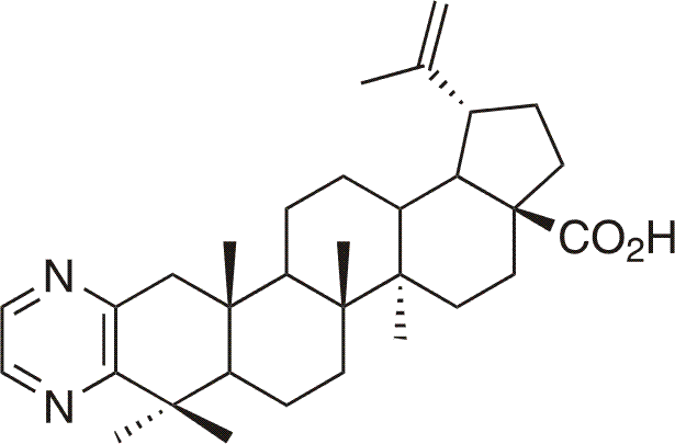 Pyrazinový derivát kyseliny betulinové