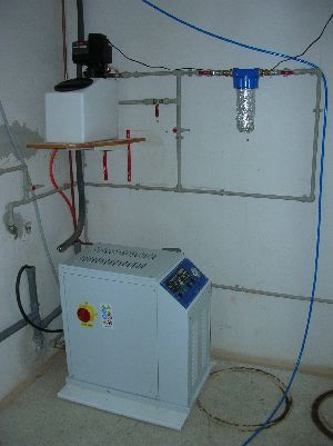 Vyvíječ páry 19 kW - srdce poloprovozu